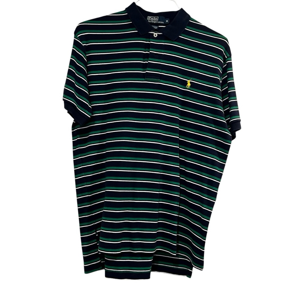 Polo by Ralph Lauren Men's Navy Striped Shirt